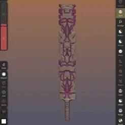 Aztek long sword - Prototype design