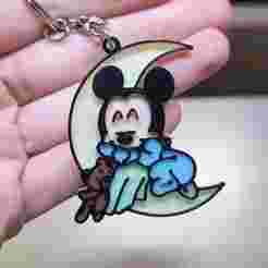 Baby Mickey keychain