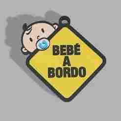Baby on board keychain