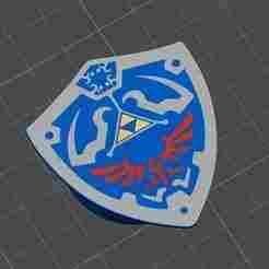 Badge Reel- Hylian Shield from The Legend of Zelda