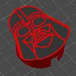 Badge Reel- Large Darth Vader