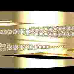Balgari Rose And Diamond Bracelet