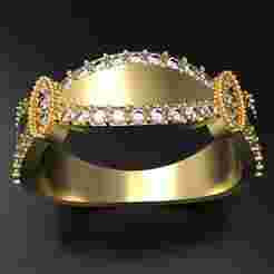 Band with Gemstones