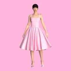 Barbie Dress-Barbie Logo | Marvelous / Clo3d / obj / fbx