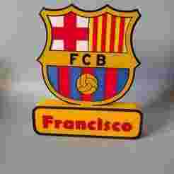 Barcelona Football Club Shield (Customizable)
