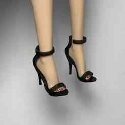 Barefoot shoes for integrity toys Nu face Fashion royalty STL file