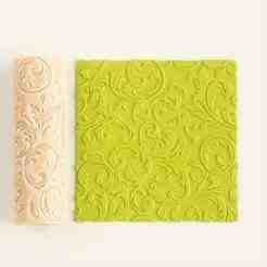Baroque Lace Swirls Texture Roller no.1