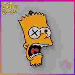 BART SIMPSON MULTICOLOR KEYCHAIN