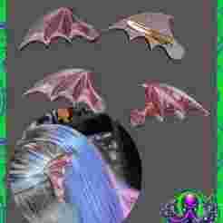 Bat Wing Hair Clips