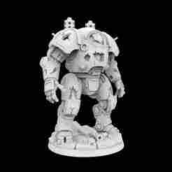 Battle Damaged Robot Mech 3D Printable Model