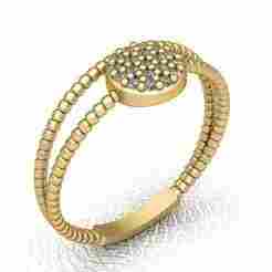 Beaded Diamond Pavé Ring