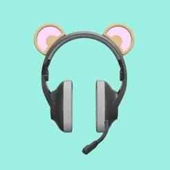 Bear Ears To Headset // Headphones