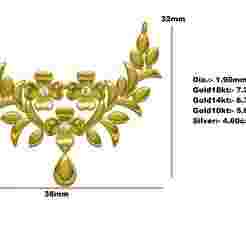 Beautiful Flower Branch Necklace
