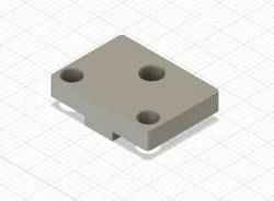 Belt tensioner for 2020 extrusions