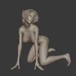Bends – Stylized Girl 3D Print Model