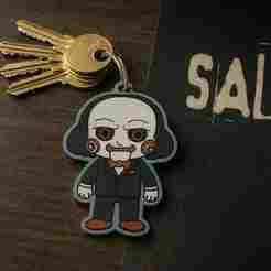 Billy from Saw keychain