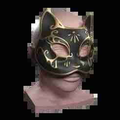 Bioshock - Party Mask Cat for Multi Color Printing