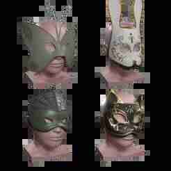 Bioshock - Party Mask SET for Multi Color Printing