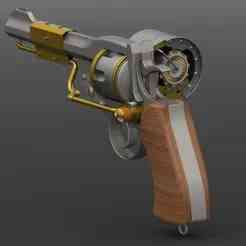 Bioshock Fully Upgraded Revolver