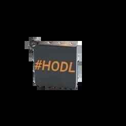 Bitcoin Keychain - Block "HODL"