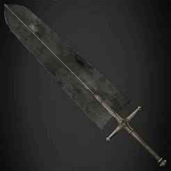 Black Clover Asta Demon Slayer Greatsword for Cosplay