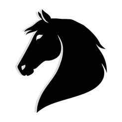 black horse head in side profile 2 - 2D/3D Wall Art STL+SVG For CNC Router, Plasma, Waterjet, Laser & 3D Printer