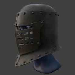 Black Iron Helmet