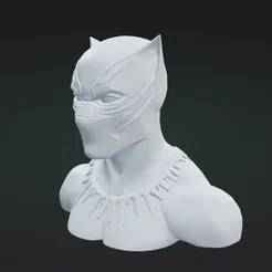 Black Panther in STL - 3D Figure for Printing and Collectors