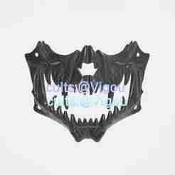 black tiger half-face mask