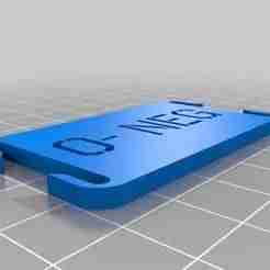 Blood type MOLLE tag