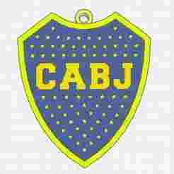 Boca Juniors Keychain - 3D STL Model