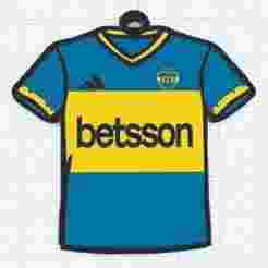 BOCA JUNIORS T-SHIRT KEYCHAIN