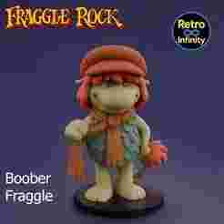Boober - Fraggle Rock 3D figure Retro Infinity style (90mm) : vinyl collectible