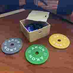 Box Jump + Croos Training Coasters