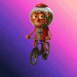 Brairot Bicicletero Chewing Gum - Funny 3D Figure