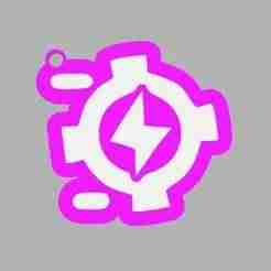 Brawl Stars Belle Hypercharge Keychain // Llavero de Hipercarga Belle Brawl Stars