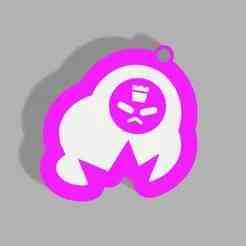 Brawl Stars Grom Hypercharge Keychain // Llavero de Hipercarga Grom Brawl Stars
