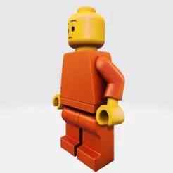 BrickBuddy – Low-Poly LEGO-Style Character for 3D Print & Display