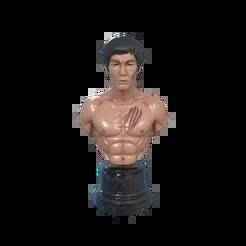 bruce lee 3d model bust