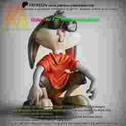 Bugs Bunny Gangster(Ah Beng)-(3mf color File included!)classic cartoons Fanart--FANART