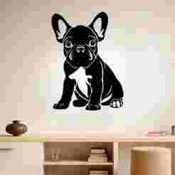 Bulldog Puppy - Wall Art Multicolor