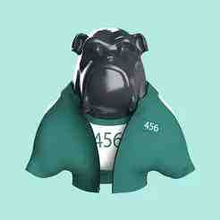 Bulldog-Squid Game Players Uniform 456  | Marvelous / Clo3d / obj / fbx