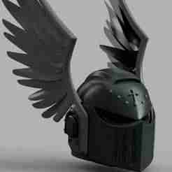 Bulwark Dark Angels Champion Helmet Space Marine 2 1:1 Replica Cosplay