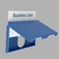 Business Card Holder No Supports STL