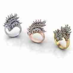 by pass marquise jewelry ring