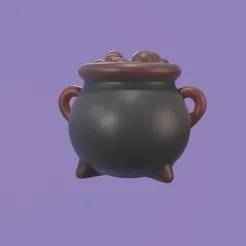 Caldero Chibi / Chibi Cauldron (STL)