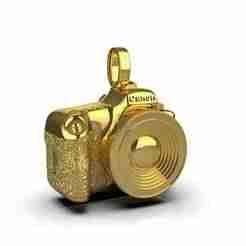 Canon Camera Hip Hop Pendant Plain
