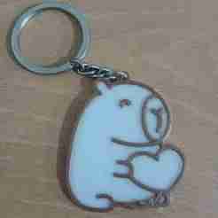 Capibara Keychain