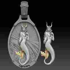 Capricorn Zodiac Pendant – 3 Versions