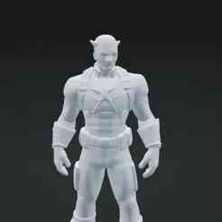 Captain America in STL - 3D Figure for Printing and Collectors